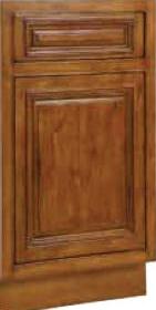 BG Hickory RTA  (builders grade hickory) Kitchen Cabinet Door Up Close - 