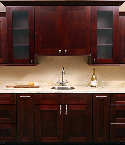 Shiloh Shaker Kitchen Cabinets - wall cabinets, lazy susan corner cabinets, plate rack cabinets