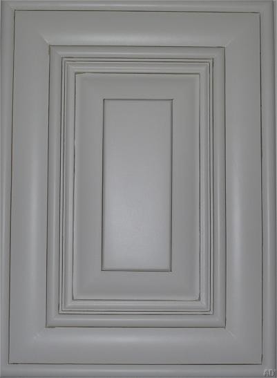   raised panel full painted overlay  w 5 pc drawer head
