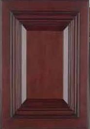  pricey raised panel full overlay  w 5 piece drawer head