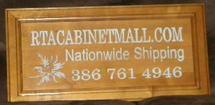 The rta cabinet mall door sign